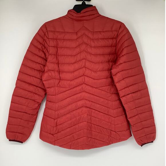 Helly Hansen Women's Small Poppy Red Verglas Down Insulator Puffer Jacket K15-1 - Picture 4 of 8